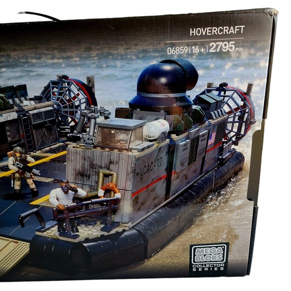 Mega Bloks Call of Duty Hovercraft 06859 2795 Factory Sealed Retired RARE NEW - Picture 4 of 10